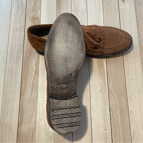 NWB Intensi Stylish Biscotti Suede Loafer Men’s Shoes - Made in Italy - Sz 42 - Picture 10 of 16